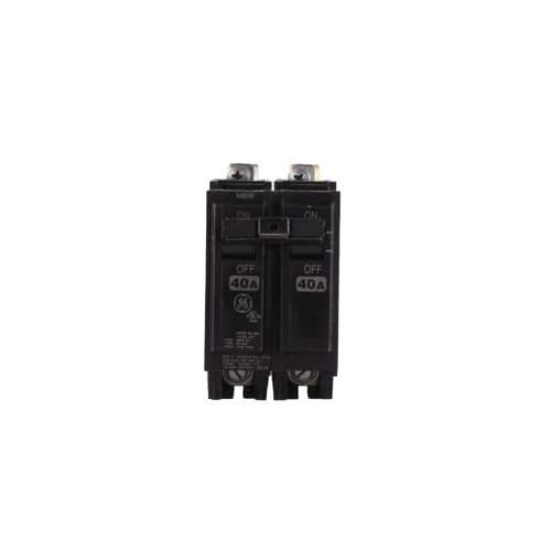 ABB THQB2140GFT2 Miniature Circuit Breaker, 120 V, 40 A, 10 kAIC Interrupt, 2 Poles, Non-Interchangeable Trip Trip