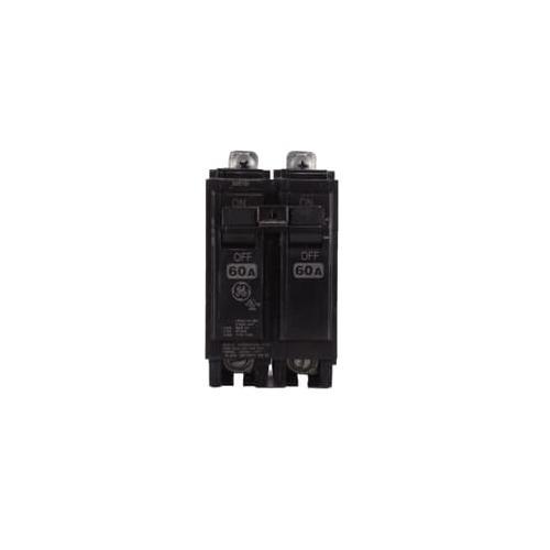 ABB THQB2160GFT2 Miniature Circuit Breaker, 120 V, 60 A, 10 kAIC Interrupt, 2 Poles, Non-Interchangeable Trip Trip