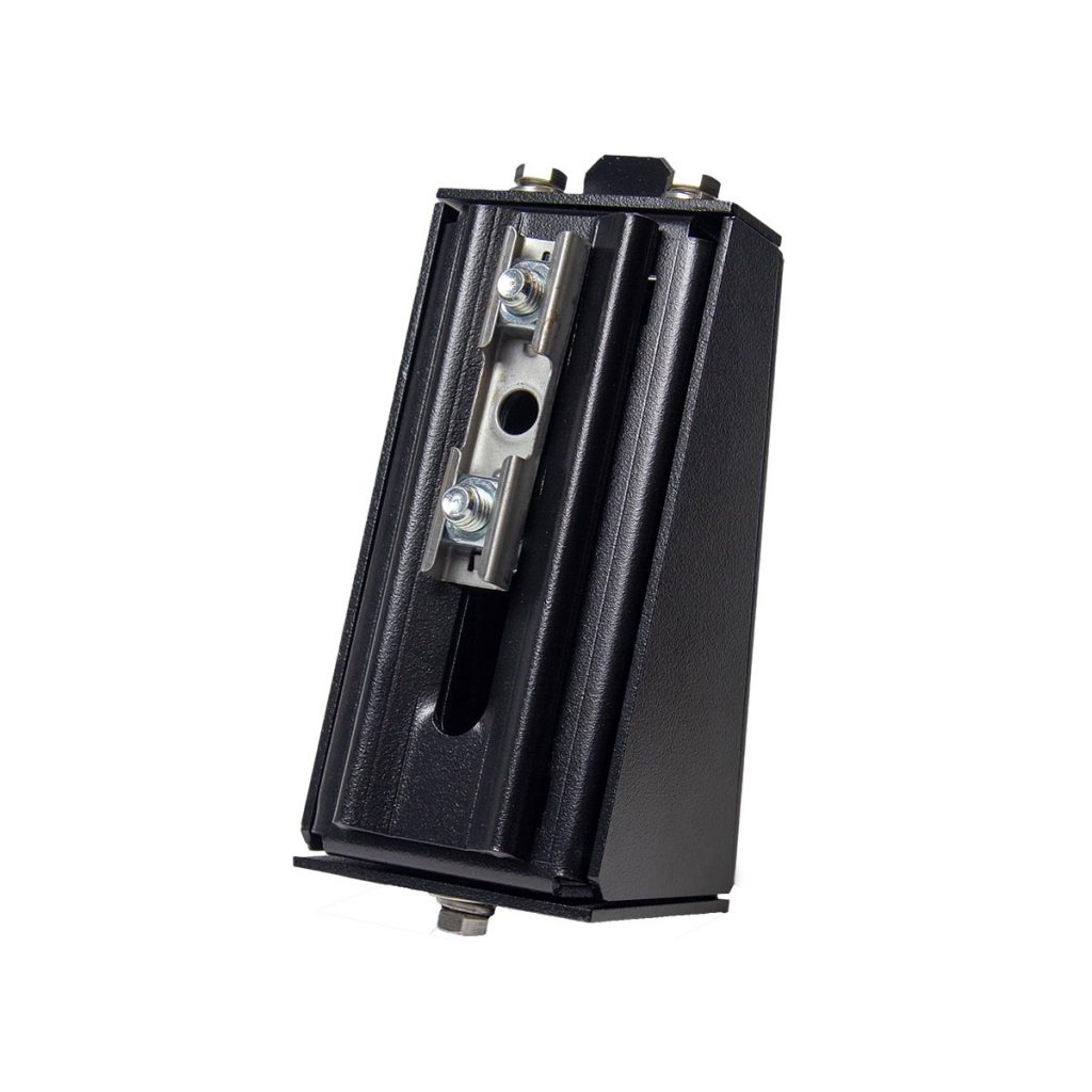 Atlas® 50015BSQBZ Angle Pole Bracket, For Use With SLPM, Die Cast Aluminum