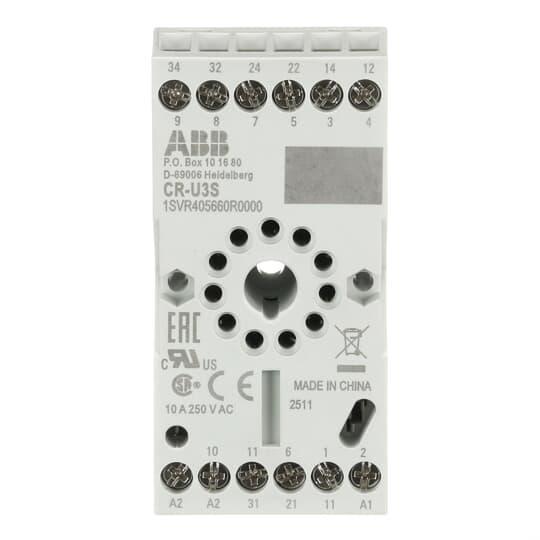 ABB 1SVR405660R0000 Relay & Timer Bases-Sockets