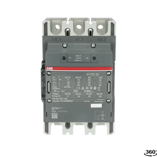 ABB AF265-30-11-13 NEMA & IEC Contactors