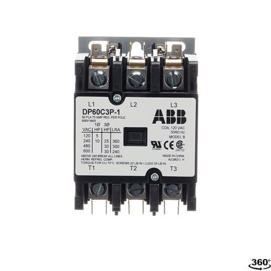ABB DP60C3P-1 Definite Purpose Contactors AC