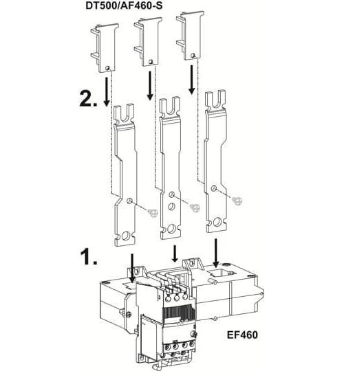 ABB DT800/AF750S Overload Mounting Kits