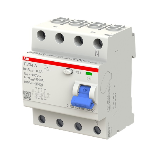 ABB F204A-100/0.3 Residual Current Circuit Breakers