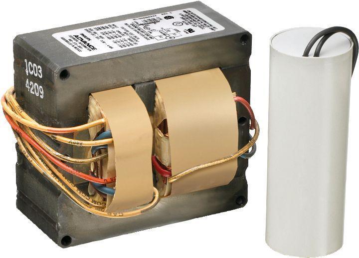 Advance 514794 Magnetic Core and Coil/HX-HPF HID Ballast, 70 W Lamp, 120/208/240/277 V AC, Pulse, 1 Ballast Factor