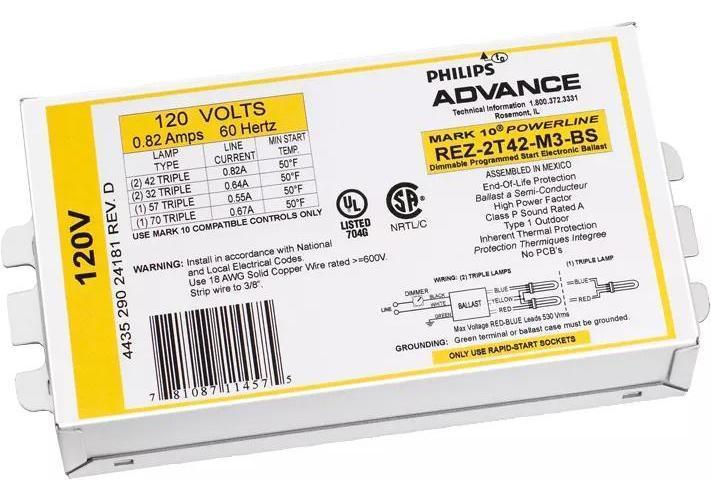 Advance 182196 Dimming Compact Fluorescent Ballasts