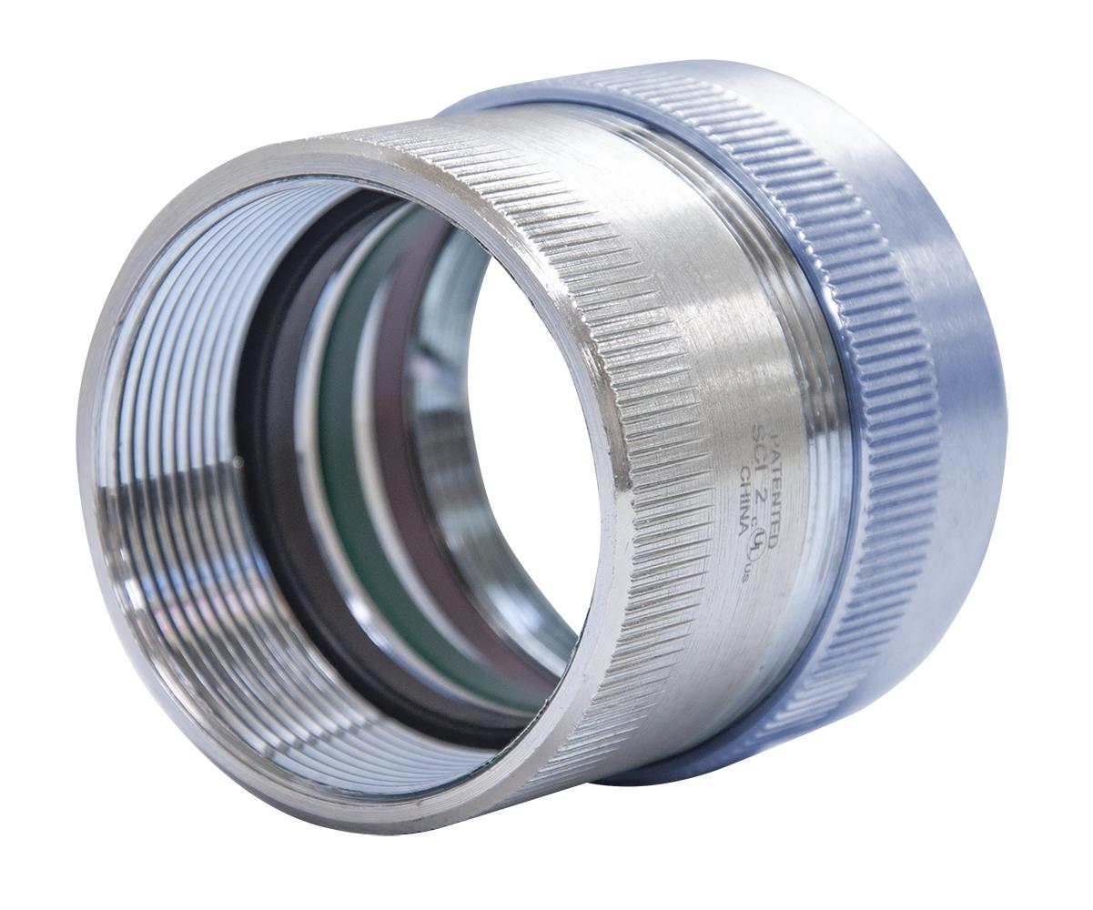 Allied Tube & Conduit SECR100KON Coupling, 1 in, For Use With Rigid Conduit, Steel, Electrogalvanized
