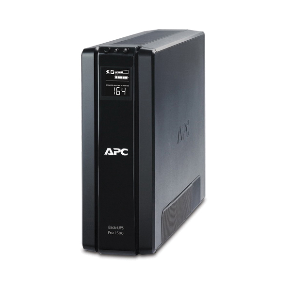APC® BR1500G Power Saving Back UPS System, 120 V AC Input, 120 V AC Output, 865 W/1.5 kVA Power Rating, 3 hr Backup, 10 Outlets