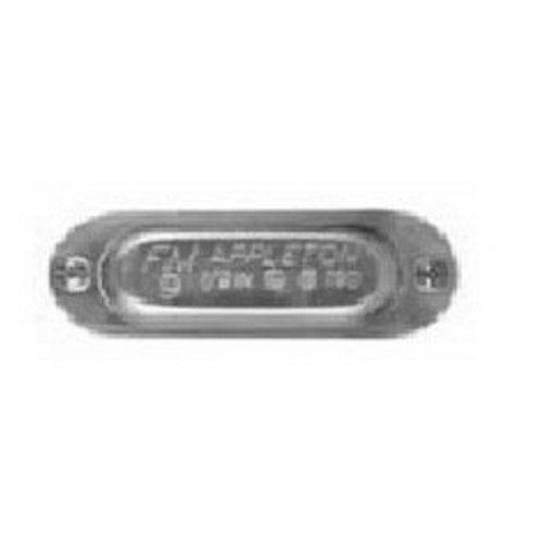 Appleton® UNILETS™ 390 Form-IN-Place Conduit Body Cover, 1 in Hub, For Use With FM9™ Aluminum Conduit Body, Stamped Aluminum, Natural