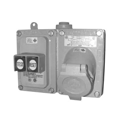 Appleton® ECS6GFI2023 Explosion-Proof Straight Blade Receptacle