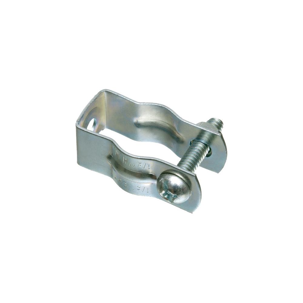 Arlington 2050 Pipe Hanger With 1/4 in Bolt, 1/4 in Hex Nut, 5 in Conduit, Steel