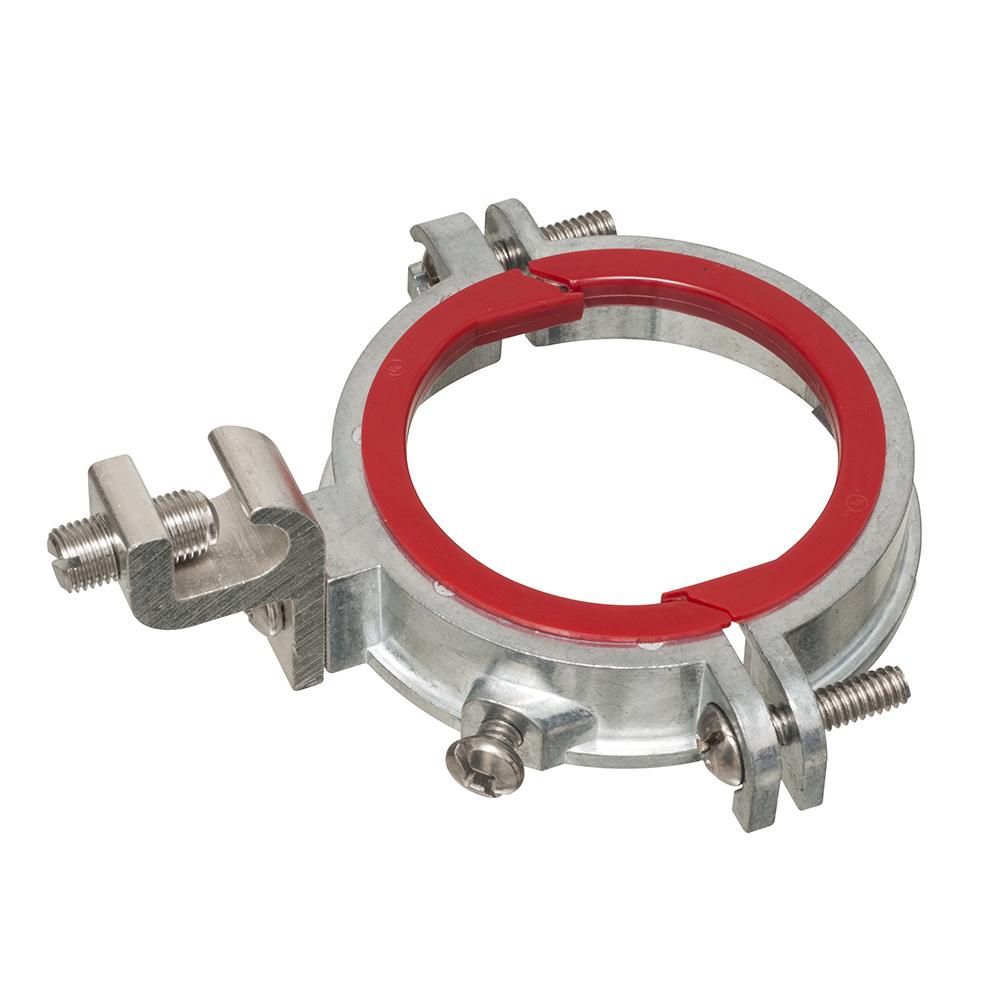 Arlington 554 550 Split Ground Bushing, 1-1/2 in Trade, 14 AWG Wire Min, #1/0 AWG Wire Max, Die Cast Zinc