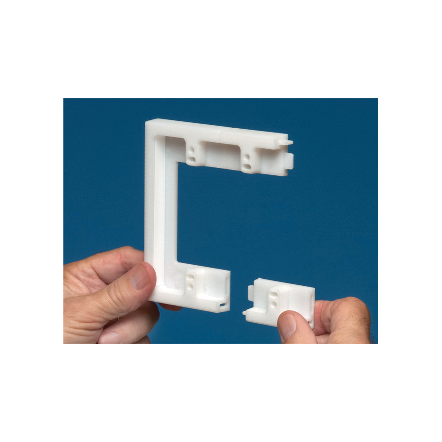 Arlington BES2C Box Extender Coupler Set, 1 Gang, 2.574 in L x 1.127 in W x 5/8 in D, Plastic