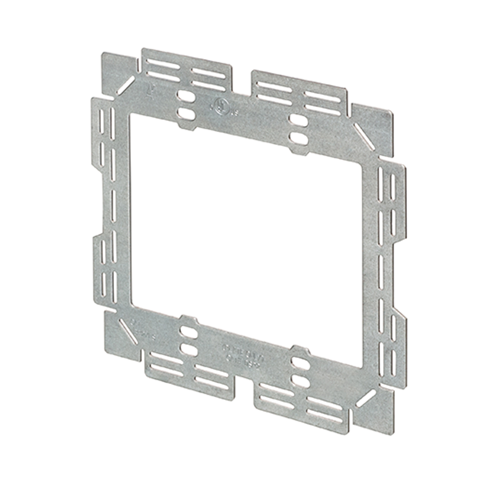 Arlington DSP1 Single Gang Support Plate, Galvanized Steel