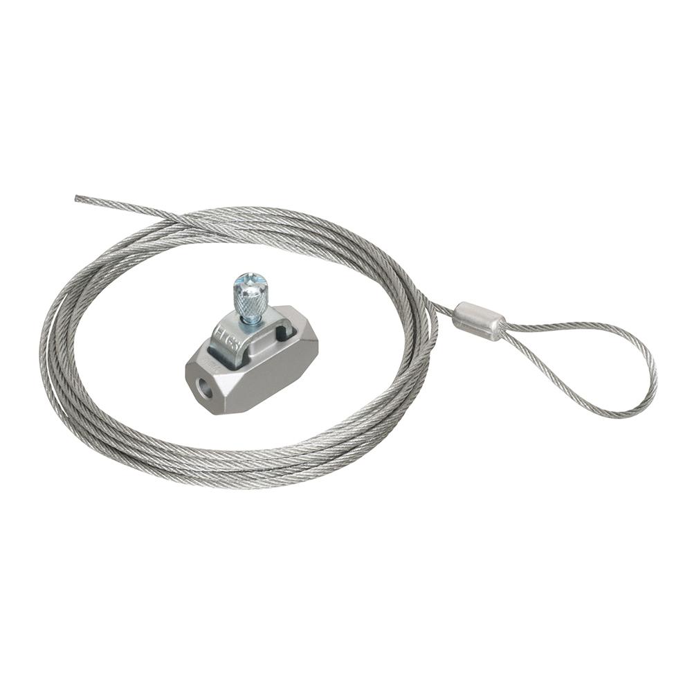 Arlington Wire Grabber™ DWB0812 Straight Wire Grabber Kit With Looped End, Silver