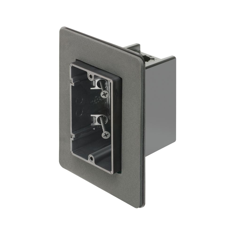 Arlington ONE-BOX™ F101F Non-Conductive Versatile Vapor Box With (2) Captive Screws, Plastic, 22 cu-in Capacity, 1 Gang, 5.99 in L x 4.5 in W x 3.51 in H