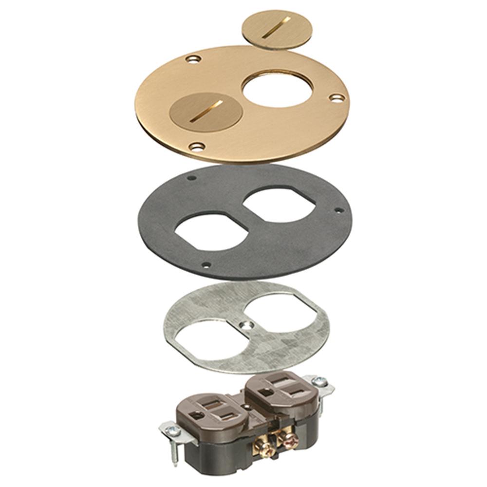 Arlington FLB3520MBTK Floor Box Outlet Assemblies