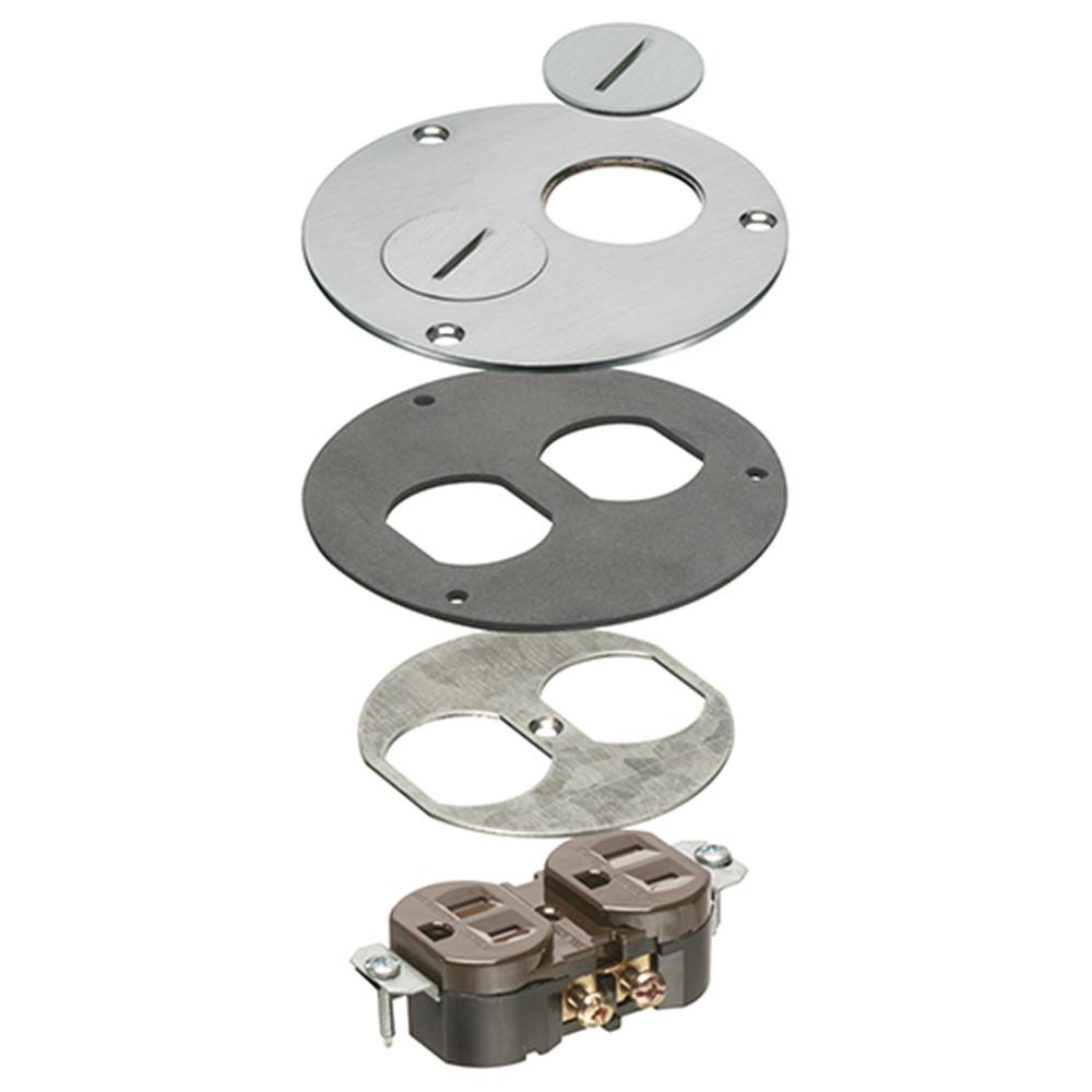 Arlington FLB3520NLTK Floor Box Outlet Assemblies