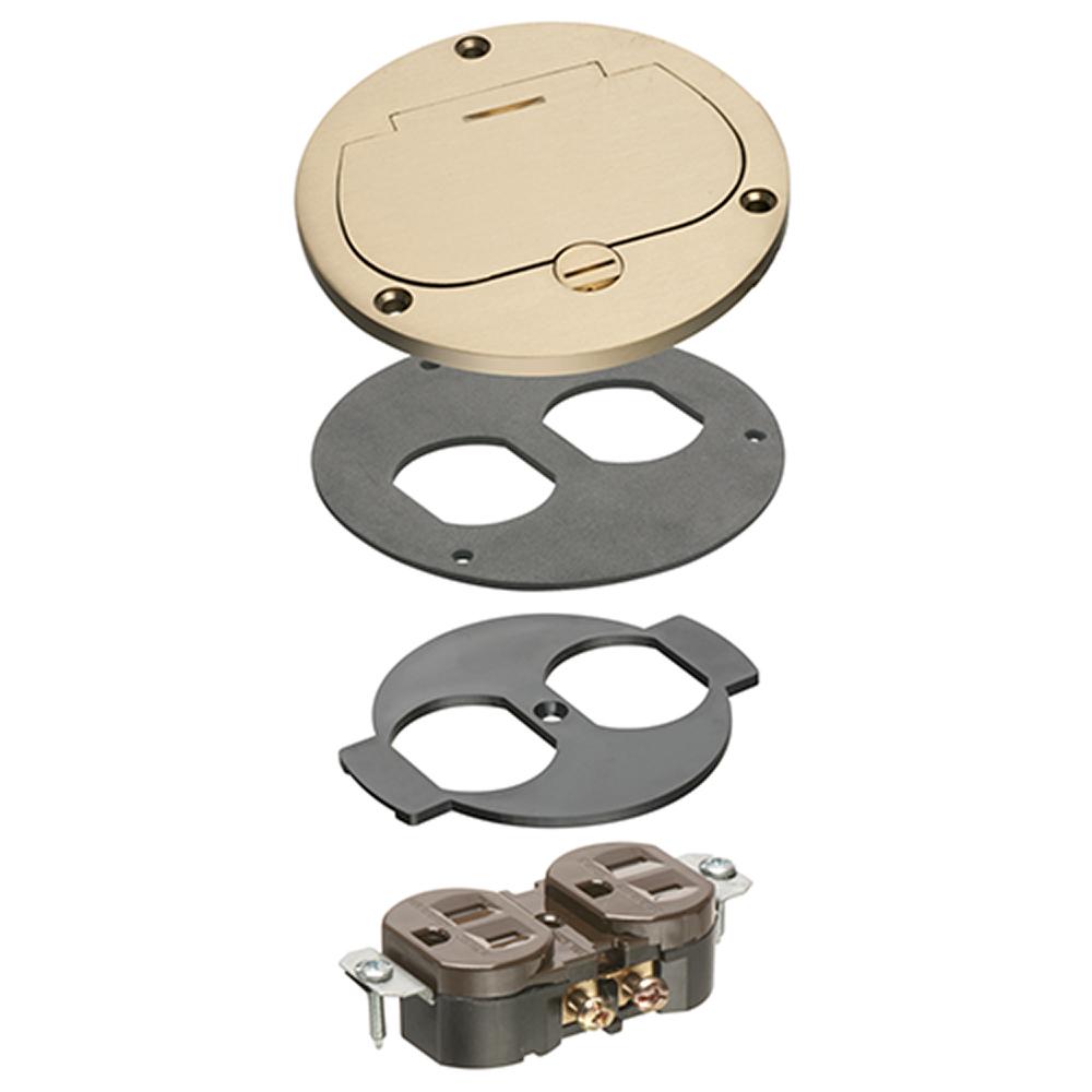 Arlington FLB3531MBTK Floor Box Outlet Assemblies