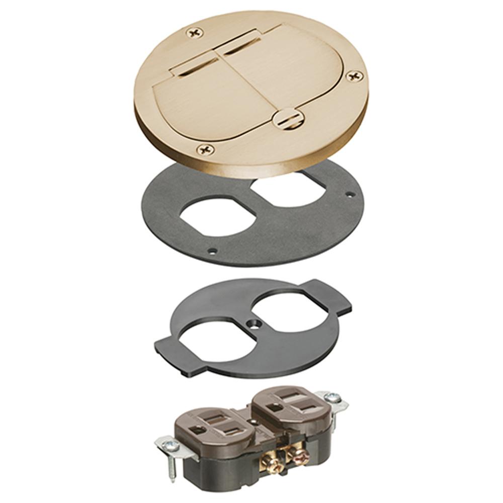 Arlington FLB3532MBTK Floor Box Outlet Assemblies