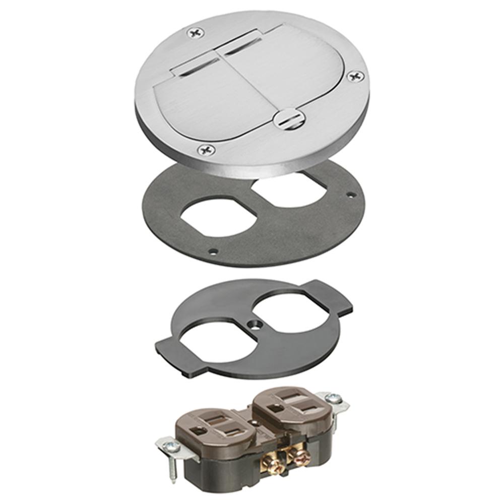 Arlington FLB3532NLTK Floor Box Outlet Assemblies