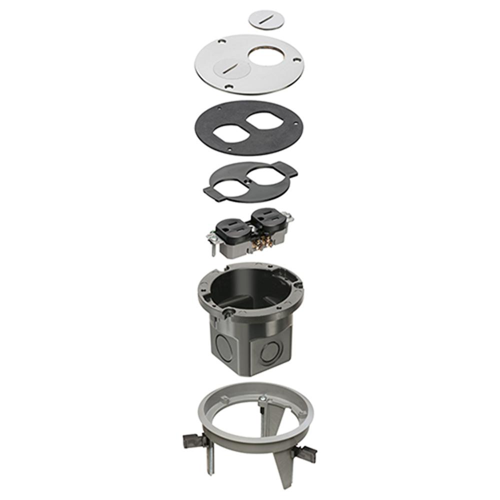 Arlington FLB4362NL Floor Box Outlet Assemblies