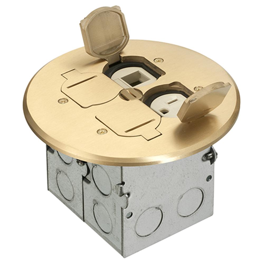 Arlington FLB6242MB Floor Box Outlet Assemblies