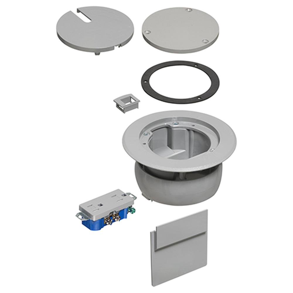 Arlington FLBC4560DGY Floor Box Covers