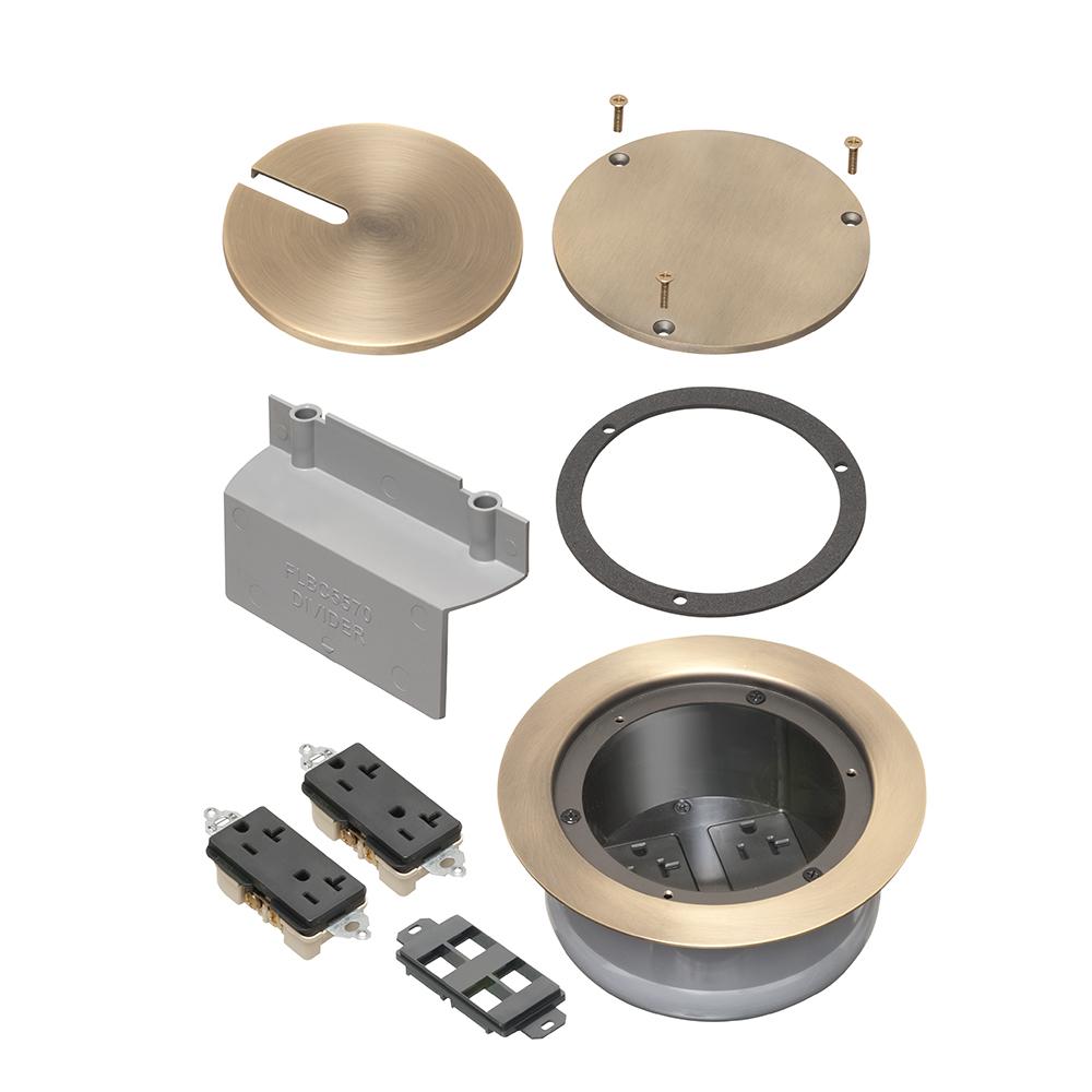 Arlington FLBC5570AB Floor Box Outlet Assemblies