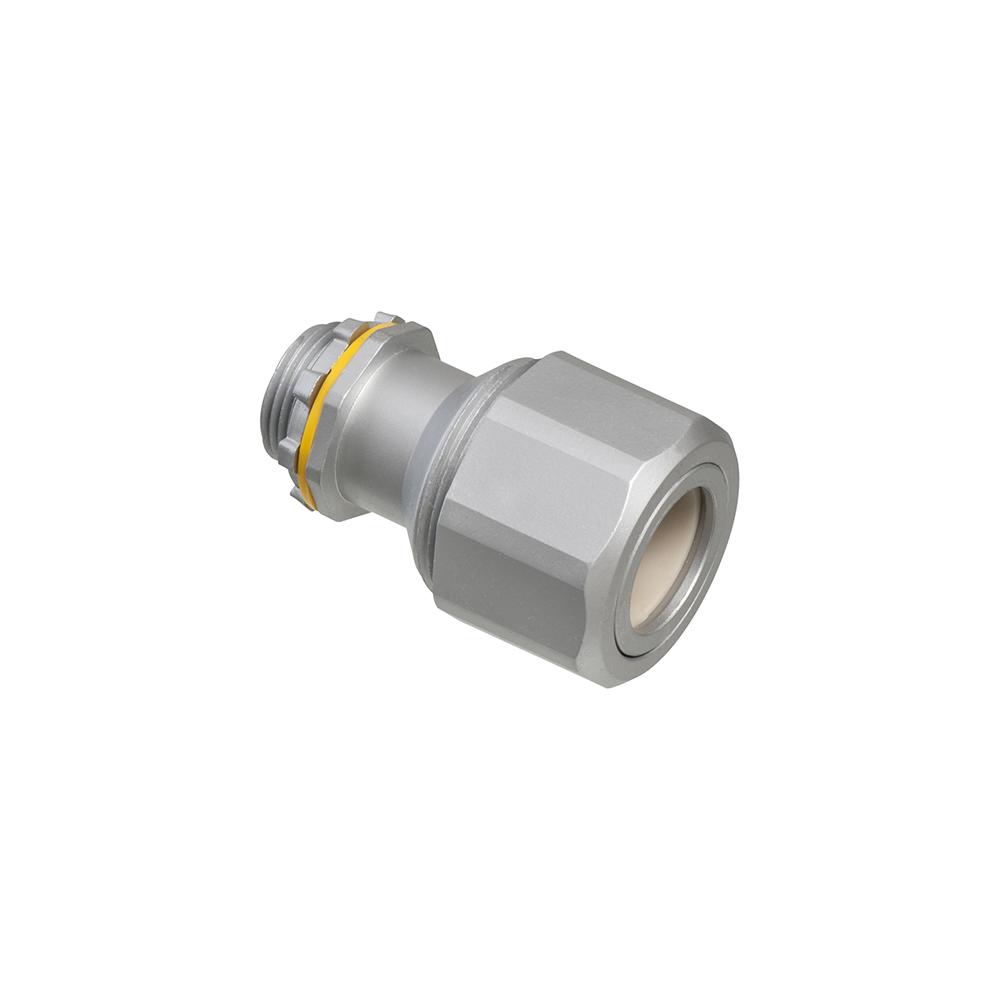 Arlington LTMC75 Concrete/Liquidtight Cable Connector, 3/4 in Trade, 0.725 to 0.98 in Cable Openings, Zinc, Textured