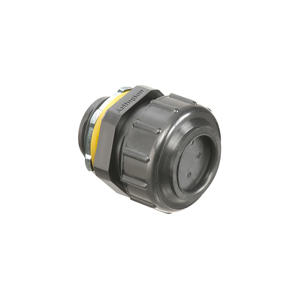 Arlington NMPV75 Straight Cord Grip, 3/4 in Trade, 0.225 to 0.255 in Cable Openings, Die Cast Zinc/Plastic/Polyethylene