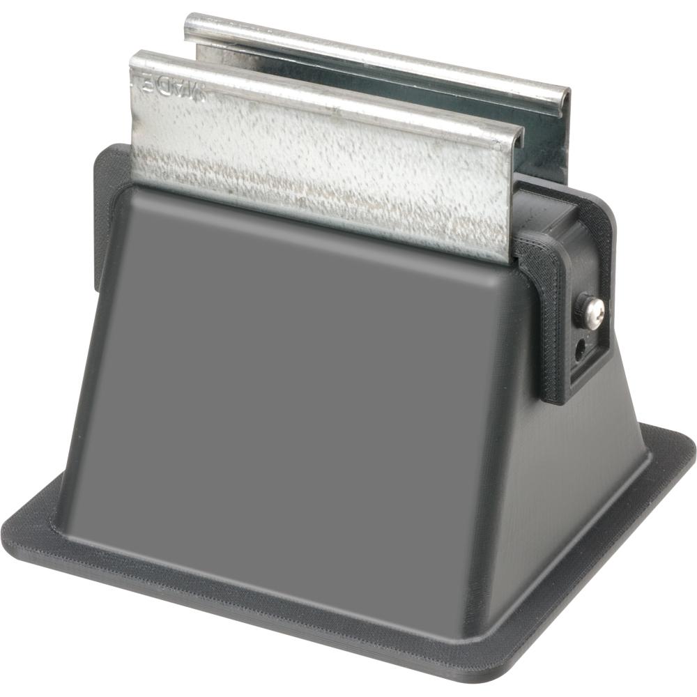 Arlington Roof Topper™ RTSE405 Rooftop Support With Strut Clamp, 6 in L x 6.53 in W, For Use With Circular/Raise Conduit Off Roof Surface, Plastic