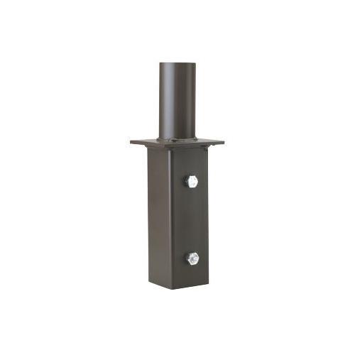 Atlas® 500-009BZ Square Pole Tenon Mount Bracket, 5 in H, For Use With Site Lighting Fixtures, Fastened Mount, Die Cast