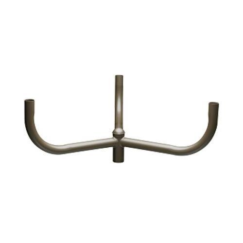 Atlas® 500-052BZ 3-Arm Bullhorn Mounting Bracket, For Use With Flood Light Fixture, 120 Bullhorn Mounting, Die Cast Steel, Bronze