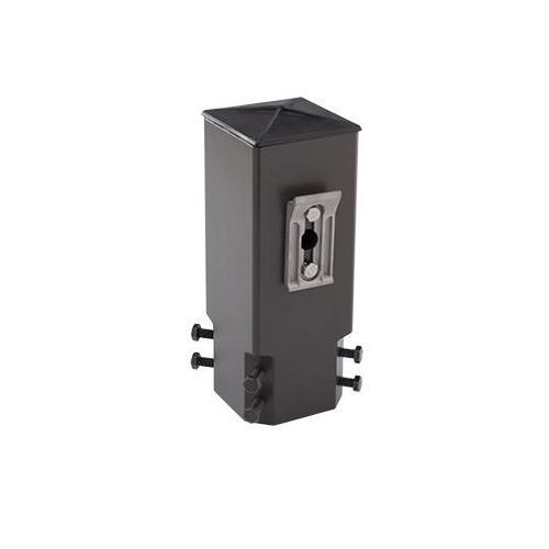 Atlas® 500-SPTABZ Square Pole Tenon Mount Bracket, 10-1/4 in H x 4 in W x 4 in D, For Use With Site Lighting Fixtures, Fastened Mount, Die Cast Aluminum