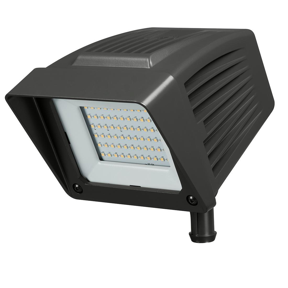 Atlas® PFSXW27LED Alpha Extra Wide Floodlight Fixture, LED Lamp, 120/208/240/277 V AC