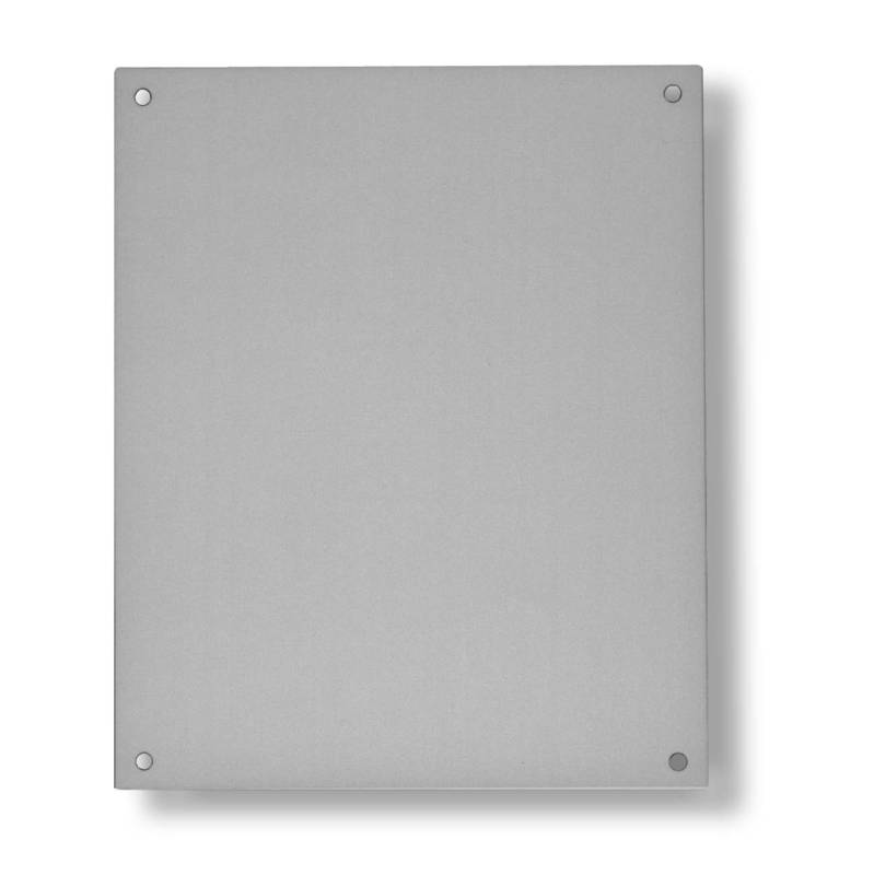 Austin Electrical Enclosures AB-1612TP Panel, 9 in w x 13 in h, Steel, White