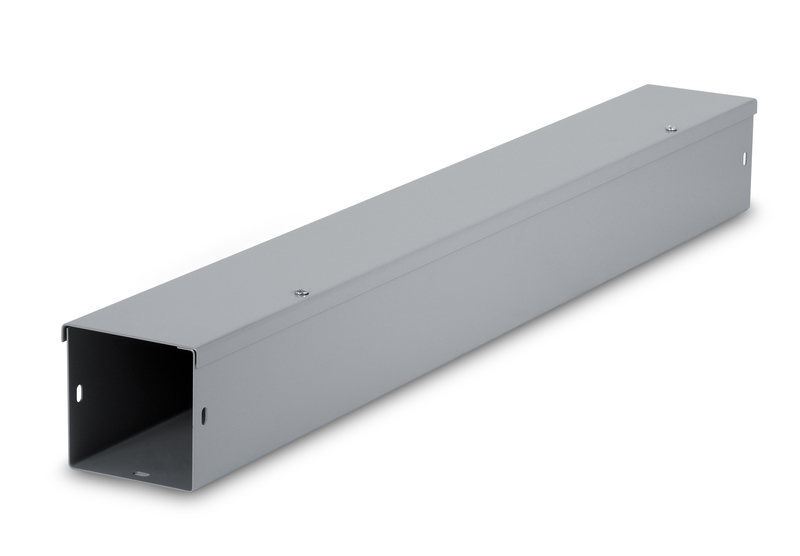 Austin Electrical Enclosures AB-8824HWG Hingecover Wireway, 24 in l x 8 in w x 8 in h, Hinged cover, Galvanized Steel
