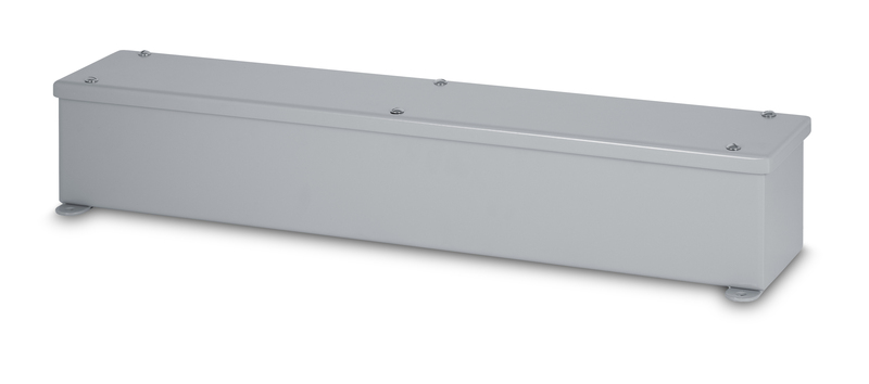 Austin Electrical Enclosures AB-4412JTS JIC Oiltight Screw Cover Trough, 12 in l x 4 in w x 4 in h, Screw cover, Code Gauge Steel
