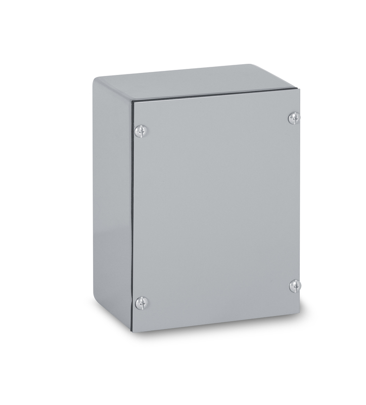 Austin Electrical Enclosures AB-10106GSB Gasketed Boxes, 10 in h x 10 in w x 6 in d, Screw cover, NEMA 3 & 12 nema rating, Galvanized Steel
