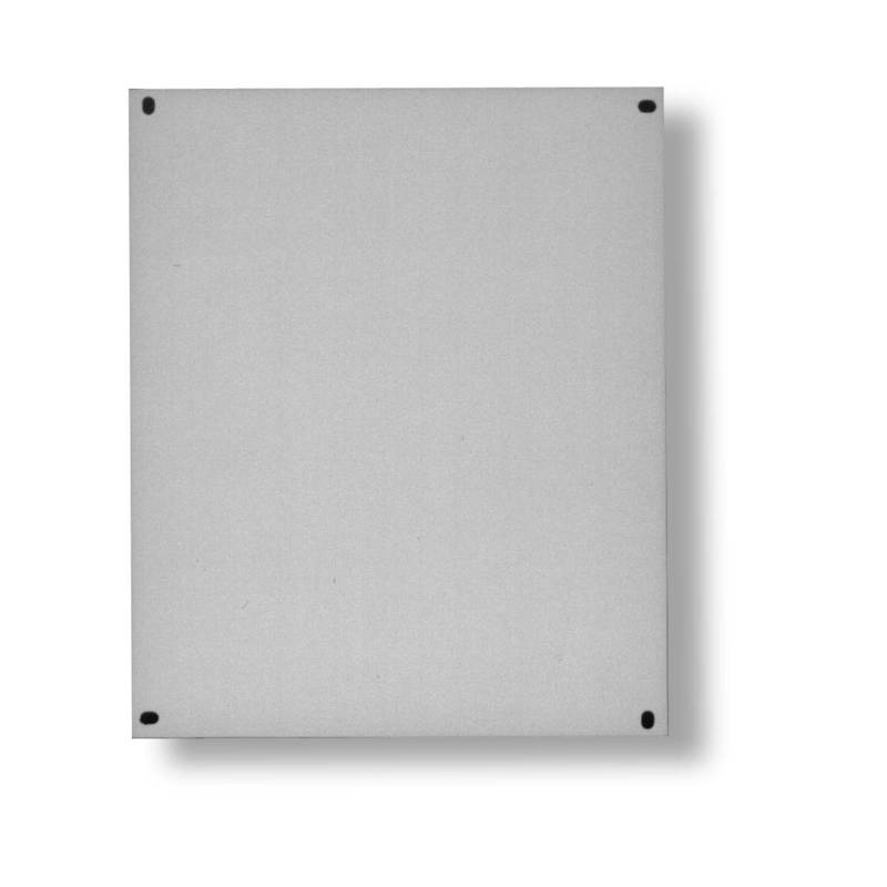 Austin Electrical Enclosures AB-1010JP JIC Panel, 8.875 in w x 8.875 in h, Steel, White