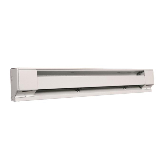 Berko® 2575W 2500 Series Convector Low Profile Electric Baseboard Heater, 4265 Btu/hr Capacity, 208/240/277 V, 705/940/1250 W Power Rating, Floor Mounting