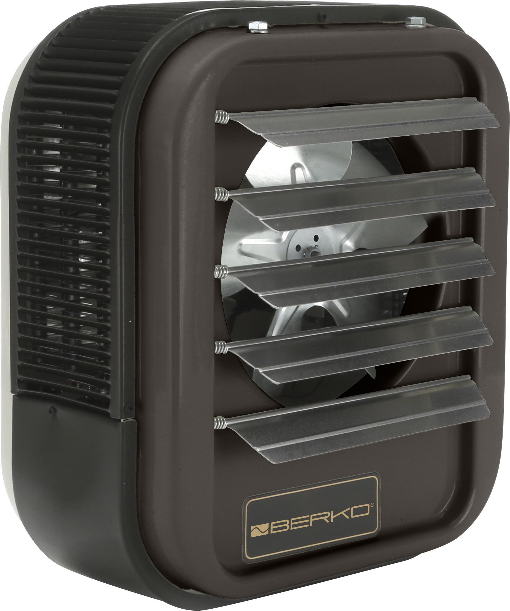 Berko® HUHAA724 1 to 3-Phase Unit Heater, 5.6/7.5 kW, 208/240 V AC