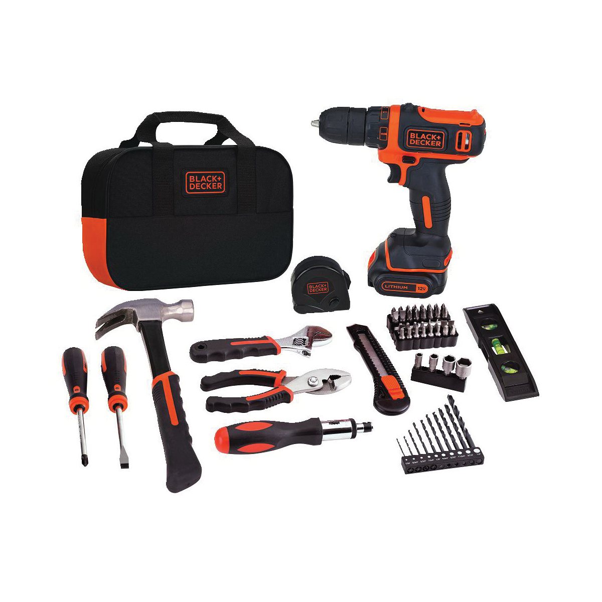 Black+Decker® BDCDD12PK Power Tool Combination Kits