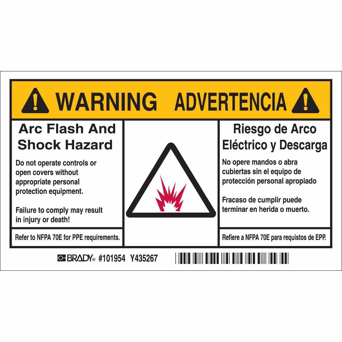 Brady® 102311 Safety & Facility Labels