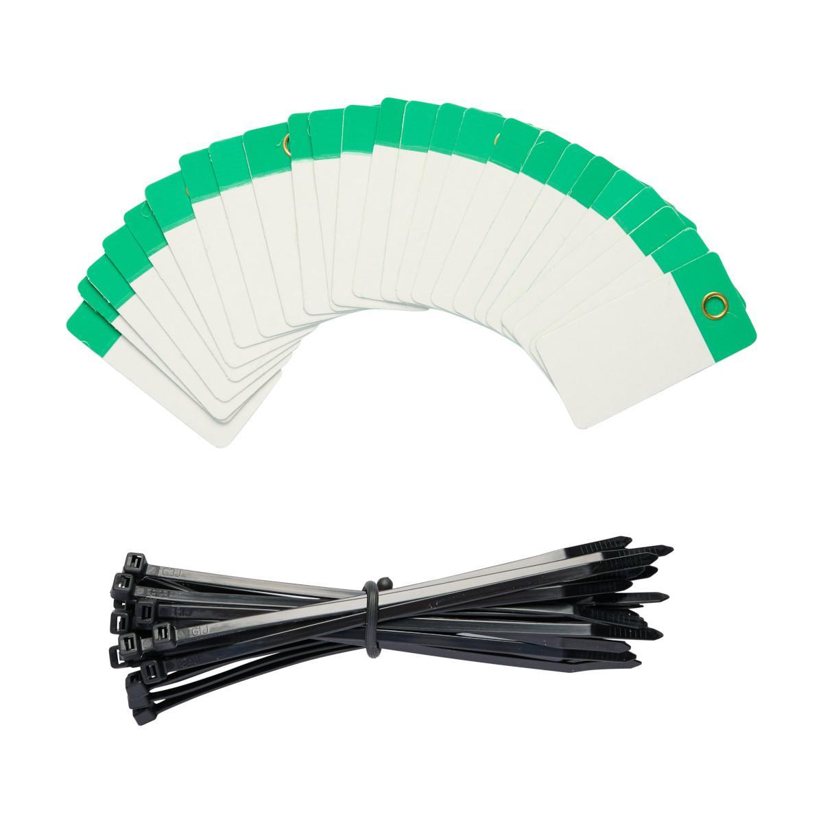 Brady® 102000 Blank Tags & Preprinted Headers