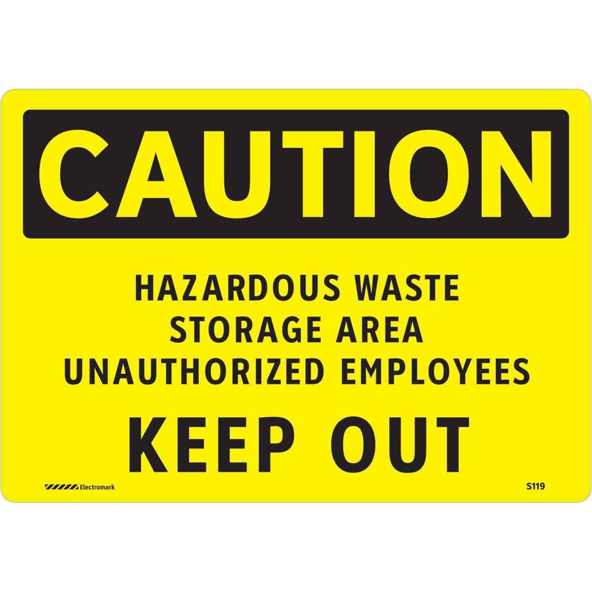Brady® 102474 Chemical & Hazardous Material Signs