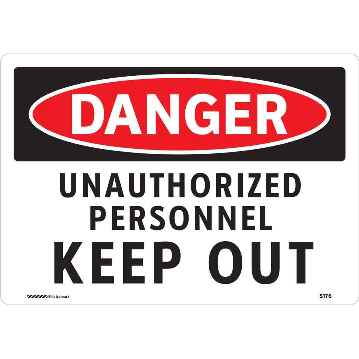 Brady® 102497 Access & Security Signs