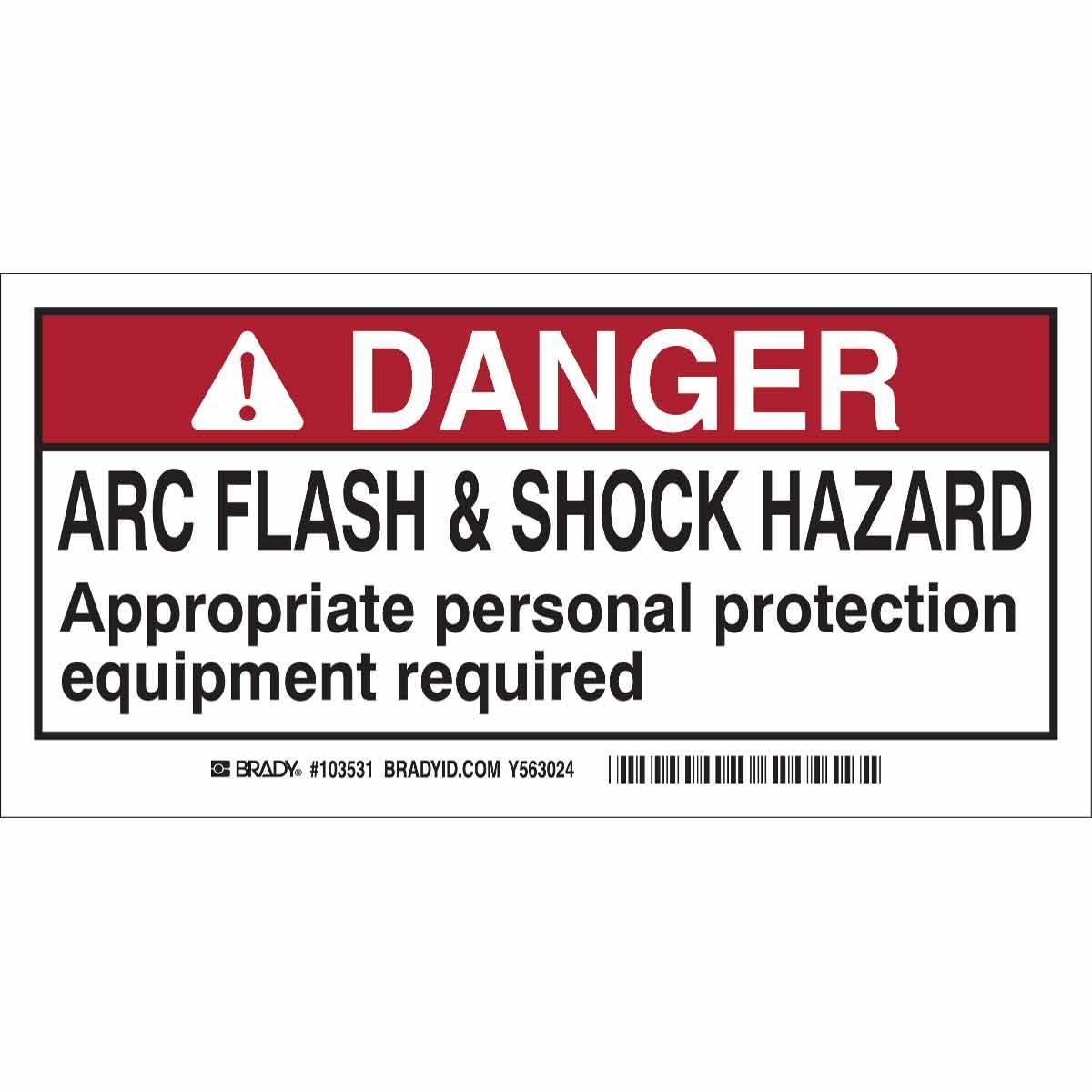 Brady® 103531 Accident Prevention Signs