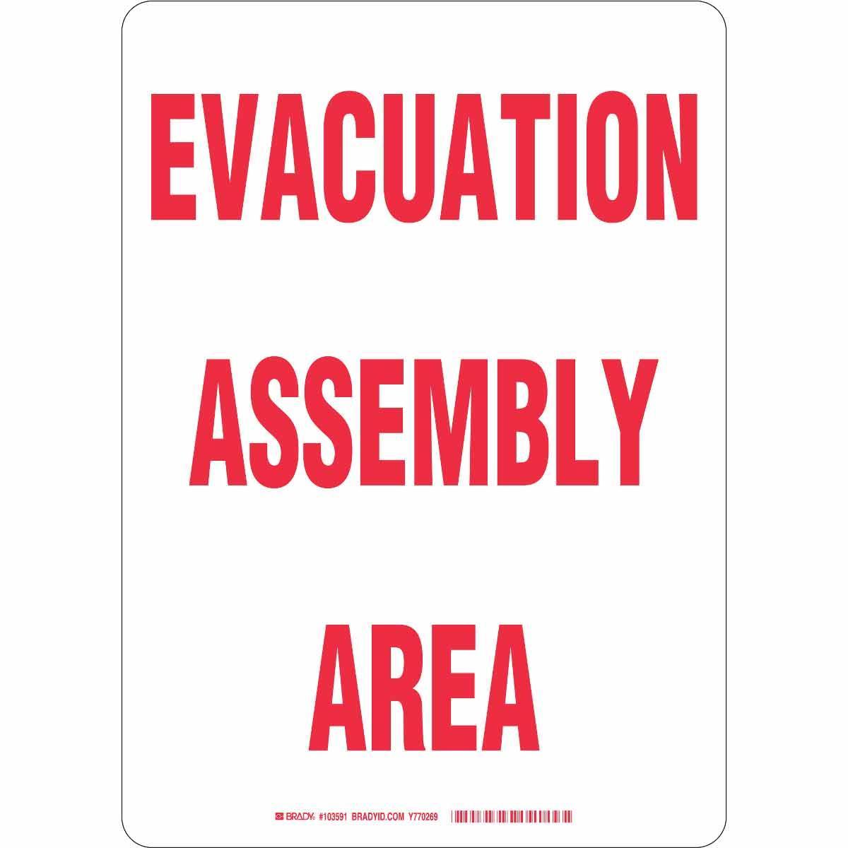 Brady® 103591 Fire, Emergency, Exit & First Aid Signs